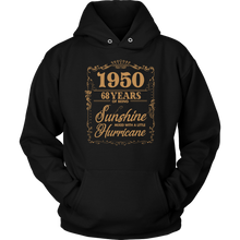 Load image into Gallery viewer, 1950 Years Shirt - 68th Birthday Of Being Sunshine Mixed With A Little Hurricane
