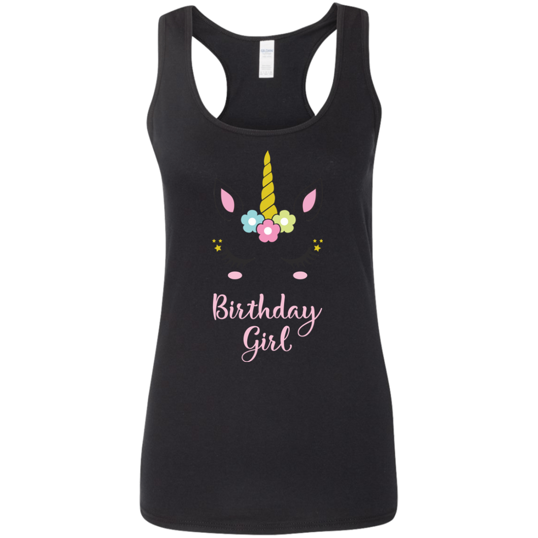 Funny Unicorn Birthday Tank Shirt