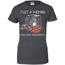 Load image into Gallery viewer, Just A Women Who Loves Photography Shirt
