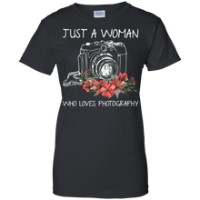 Load image into Gallery viewer, Just A Women Who Loves Photography Shirt
